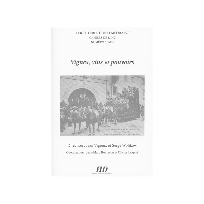 Vignes, vins et pouvoirs