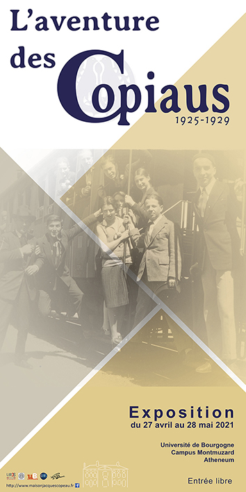 Exposition "L'aventure des Copiaus. 1925-1929" - LIR3S - université de Bourgogne