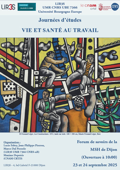 Colloque - Vie et santé au travail