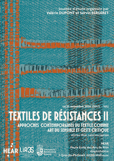 Journée d'études - Textiles de résistances [2]